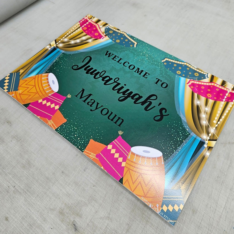 Custom Welcome Board