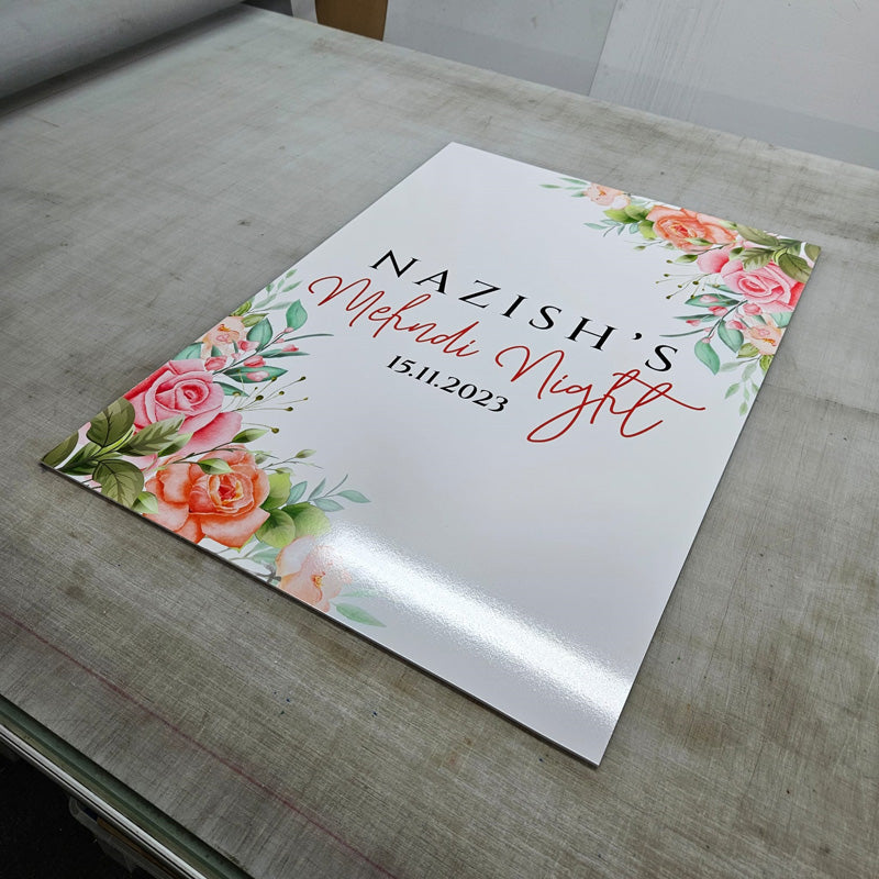 Custom Welcome Board
