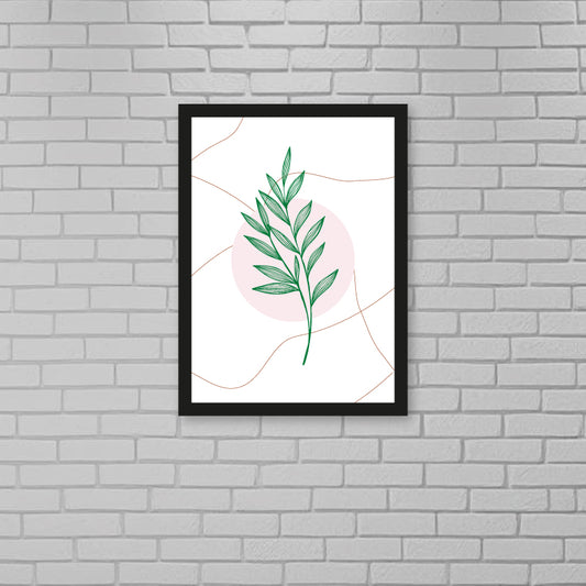 Wall Decor Leaves Poster