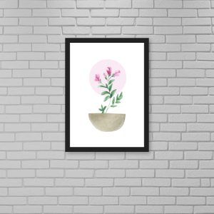 Wall Decor Flower Poster